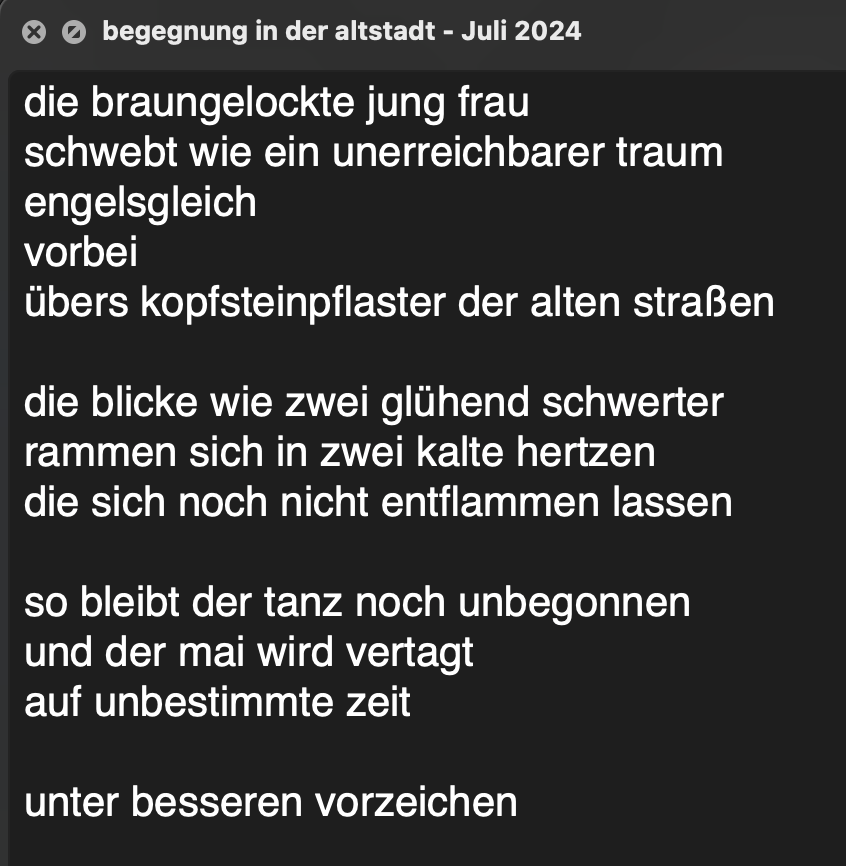 Gedicht 1